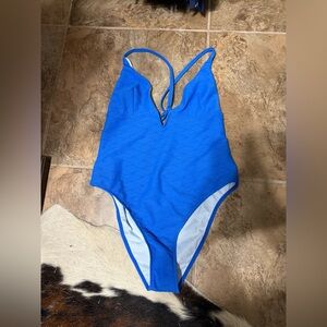 Cupshe Vibrant Blue One Piece Swimsuit